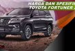 Review, Spesifikasi dan Harga Toyota Fortuner 2020-2