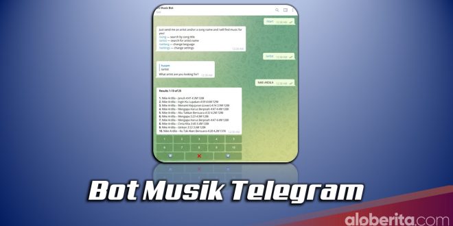 Bot Musik Telegram Untuk Mendengarkan Lagu