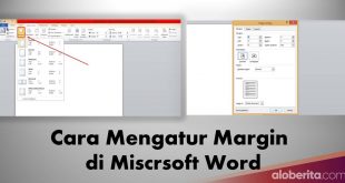 Margin 4433, Cara Mengatur Margin di Miscrsoft Word