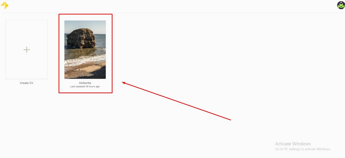 Setelah itu klik Edit di CV yang sudah kalian untuk platformnya.