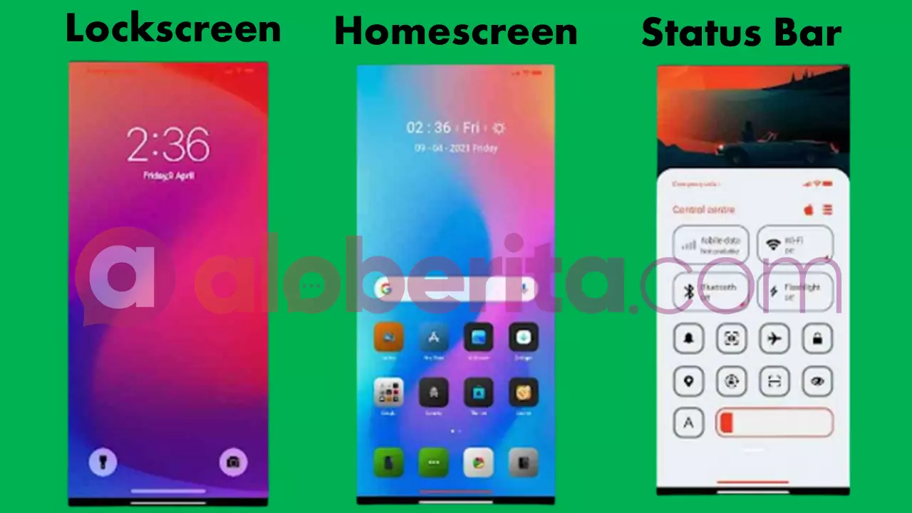 Unduh Tema IOS Color Style Xiaomi MIUI 12
