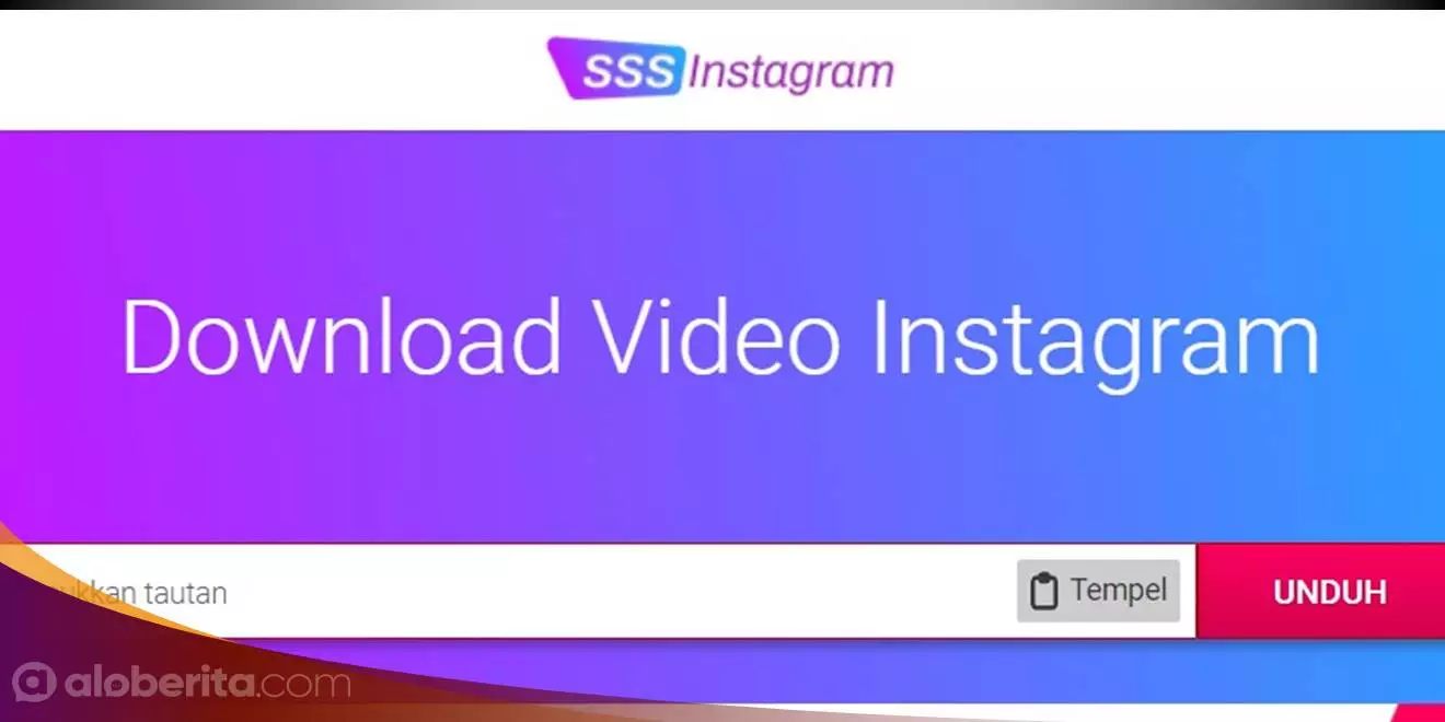 Cara download foto dan video instagram menggunakan sssinstagram