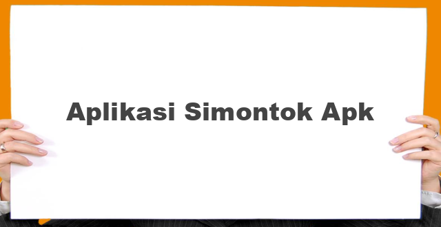 Aplikasi Simontok Apk