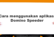 Cara menggunakan aplikasi Domino Speeder