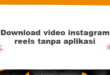 Download video instagram reels tanpa aplikasi